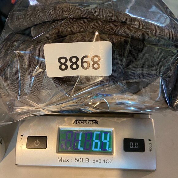 Yves Saint Laurent Men 42R Suit Jacket YSL Button Blazer Sport Coat Gray Stripe - Picture 12 of 12